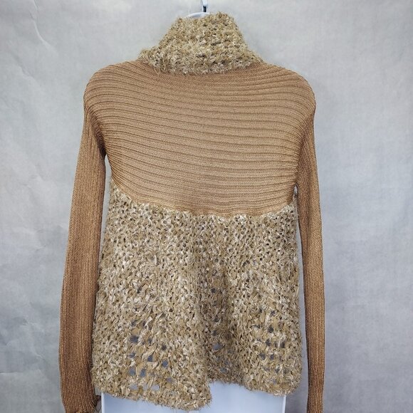 Taller De Christina Shrug Women's S/M Open Cardigan Recycled Crochet Art To Wear - Picture 4 of 12